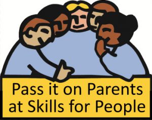 Pass it on Parents at Skills for People logo