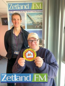 Carolyn and Barry on Zetland FM talking about the Safe Places Scheme in Redcar & Cleveland